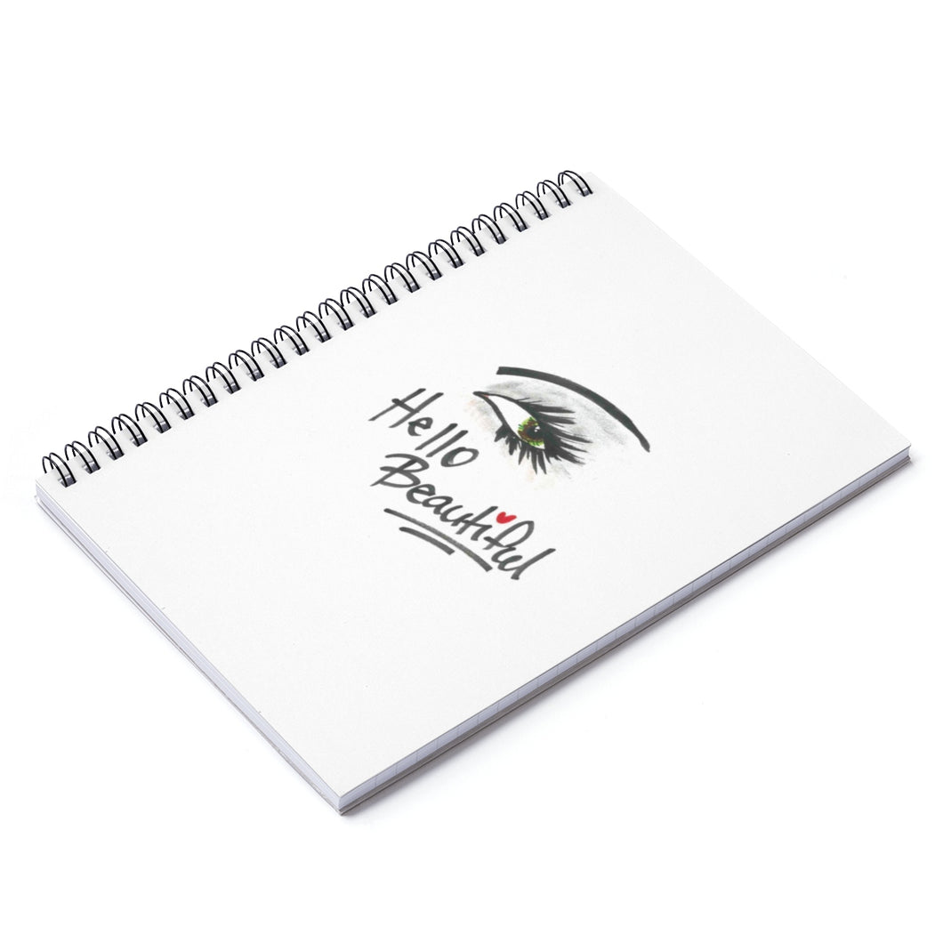 Hello Beautiful Spiral Notebook
