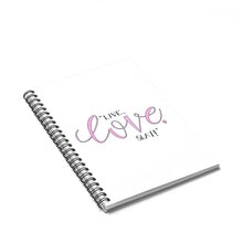 Load image into Gallery viewer, Live Love Slay Spiral Notebook