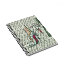Load image into Gallery viewer, Crystal Heel Spiral Notebook