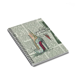 Crystal Heel Spiral Notebook