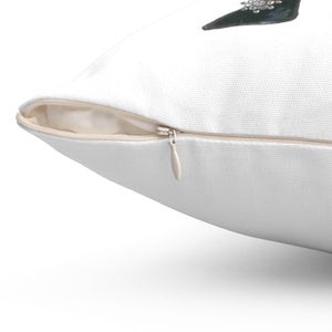 Soulier Bijoux Spun Polyester Square Pillow