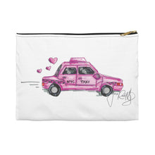 Load image into Gallery viewer, Pink Love Taxi Accessory Pouch