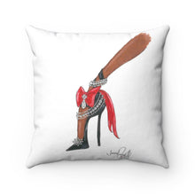 Load image into Gallery viewer, Soulier Bijoux Spun Polyester Square Pillow