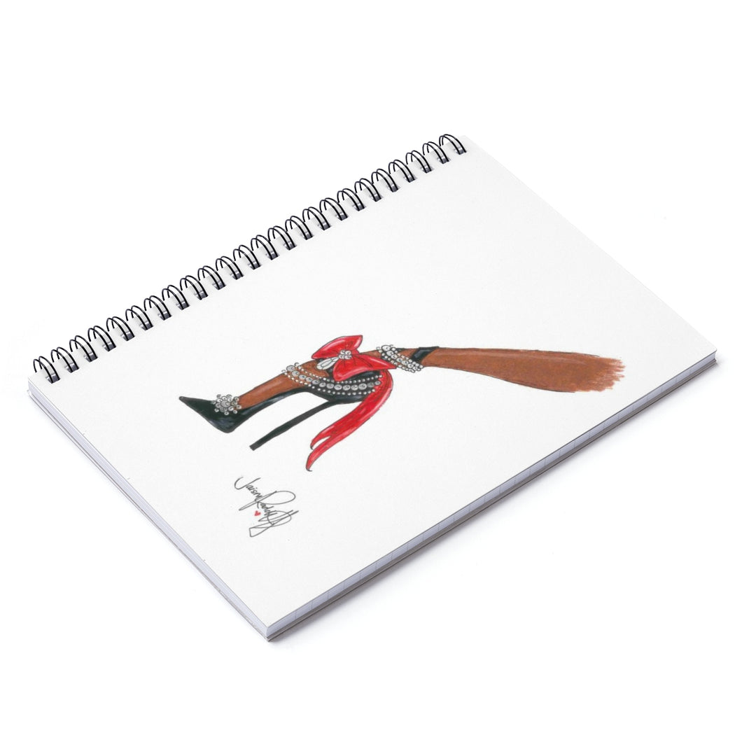 Soulier Bijoux Spiral Notebook