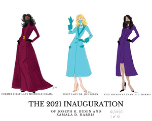 2021 Inauguration Group Illustration Print