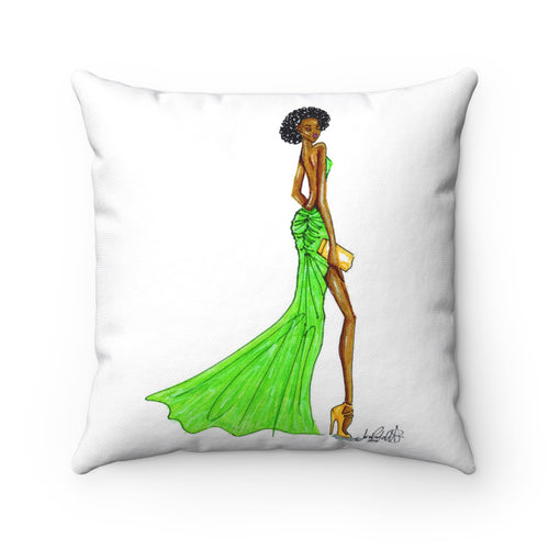 Black Girl Magic Spun Polyester Square Pillow
