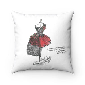 Viva Italia Spun Polyester Square Pillow