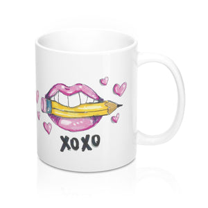 XOXO Pink Lips 11 Oz Mug