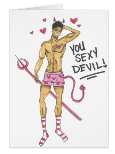 You Sexy Devil! Valentine's Card